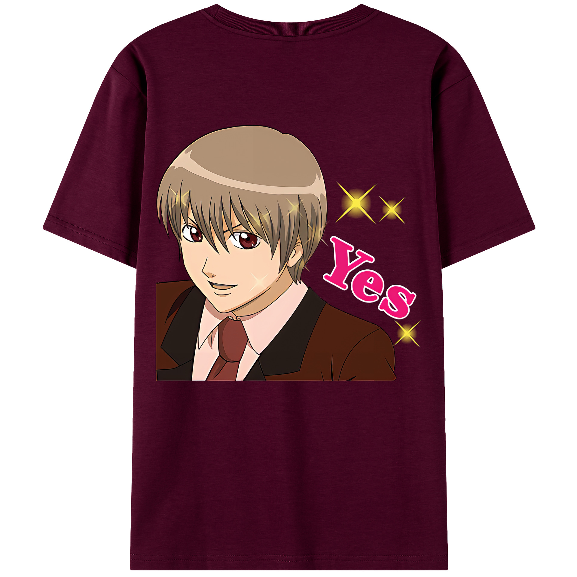 （画像用） ぎんたま 坂田銀時（さかたぎんとき） 神楽 志村新八（しむら しんぱち） GINTAMA Sakata Gintoki Kagura Shimura Shinpachi レディース半袖Tシャツ(バックプリント)